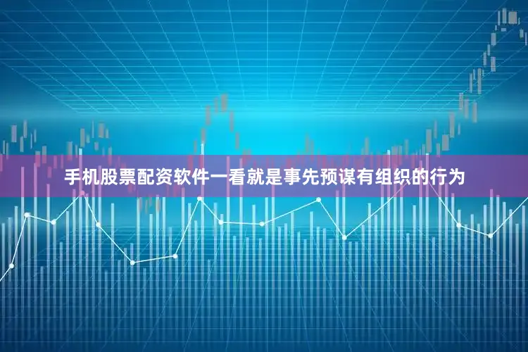 手机股票配资软件一看就是事先预谋有组织的行为
